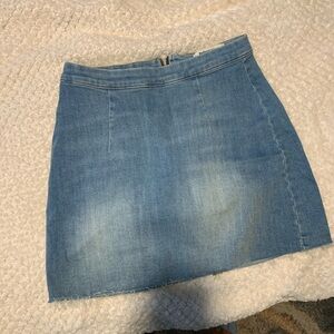 Denim Mini Skirt